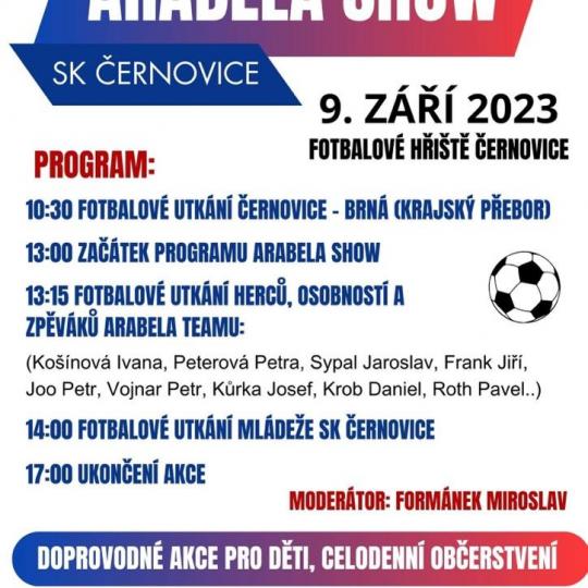 Arabela show 9.9.2023 od 10:30hodin